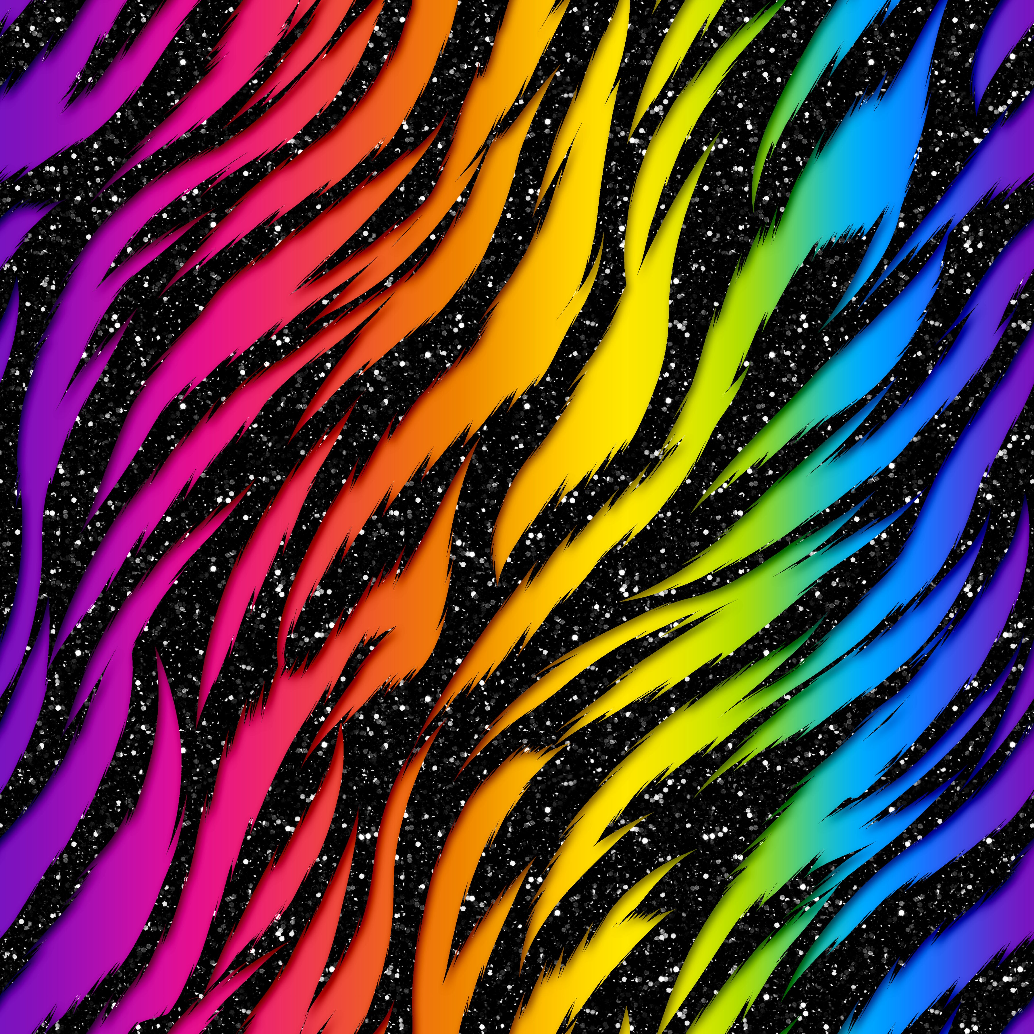 Bunte Zebra Streifen Neue Vorbestellung strengen limitiert